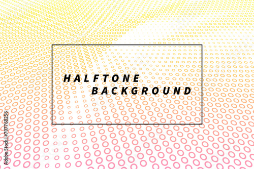 Vector halftone for backgrounds and designs