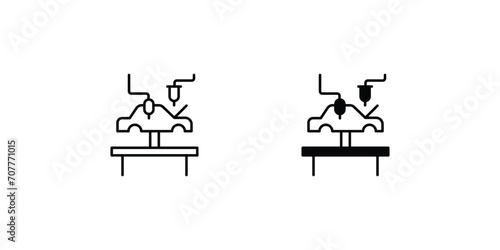 auto industry icon with white background vector stock illustration