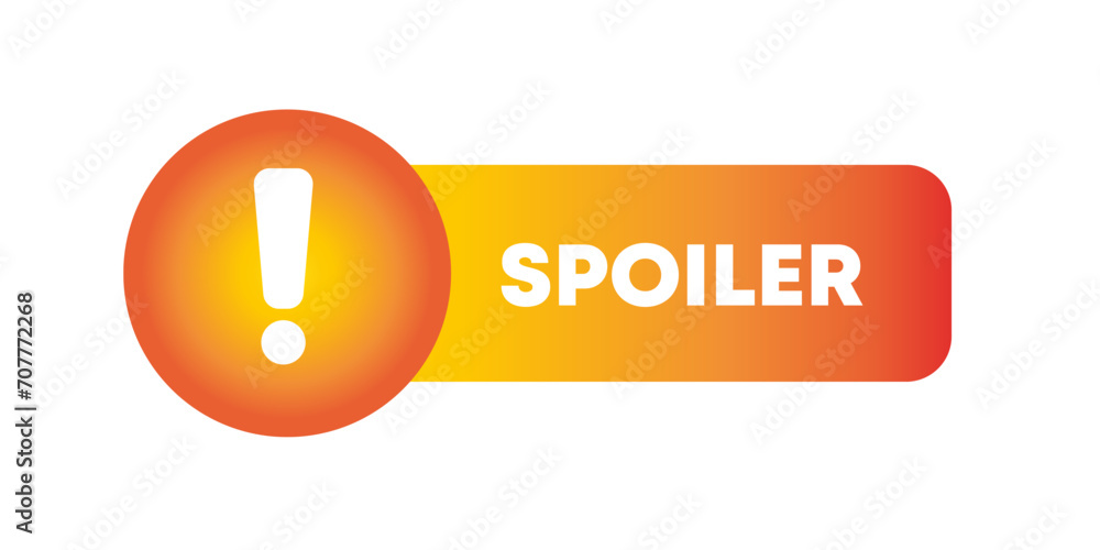 Foto Spoiler sign
