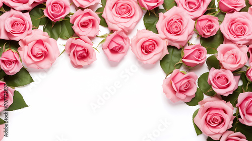 Beautiful pink rose bouquet flowers background  symbol of Valentine s Day  wedding  love