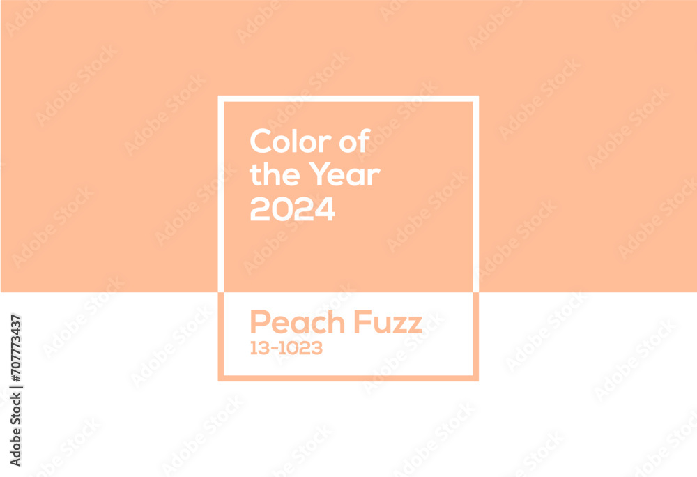 Color of the year 2024. Peach Fuzz. Trends, fashion, design. Color of the year 2024. Peach Fuzz. Trends, fashion, design.