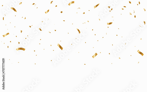Vector confetti flying for celebration party banner, flyer, Background. Grand Opening Card luxury greeting rich. frame template. photo