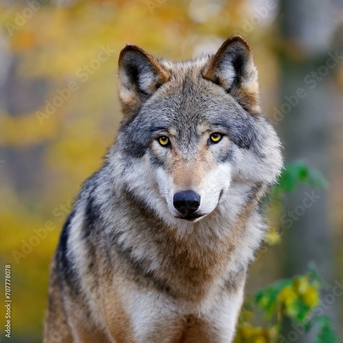 gray wolf canis lupus © Shehzad