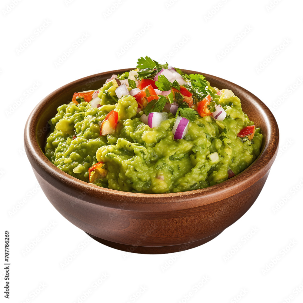 Simple Guacamole Fresh Food Mexican Dish Vegetarian Simple Guacamole Fresh Food Mexican Dish Vegetarian
