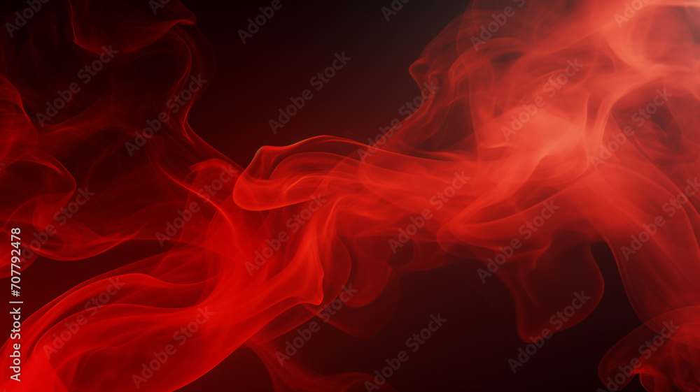 Obraz premium red smoke background