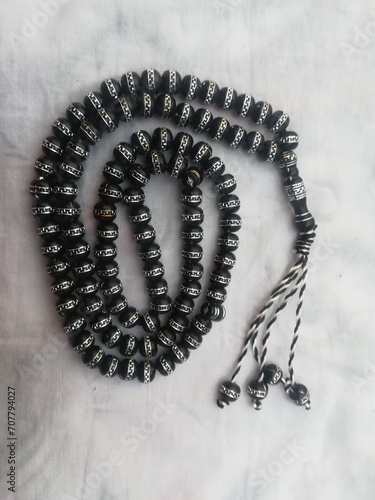 Beautiful black tasbeeh for crafting