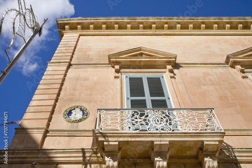 Fragment of Palazzo Gourgion in Mdina, Malta