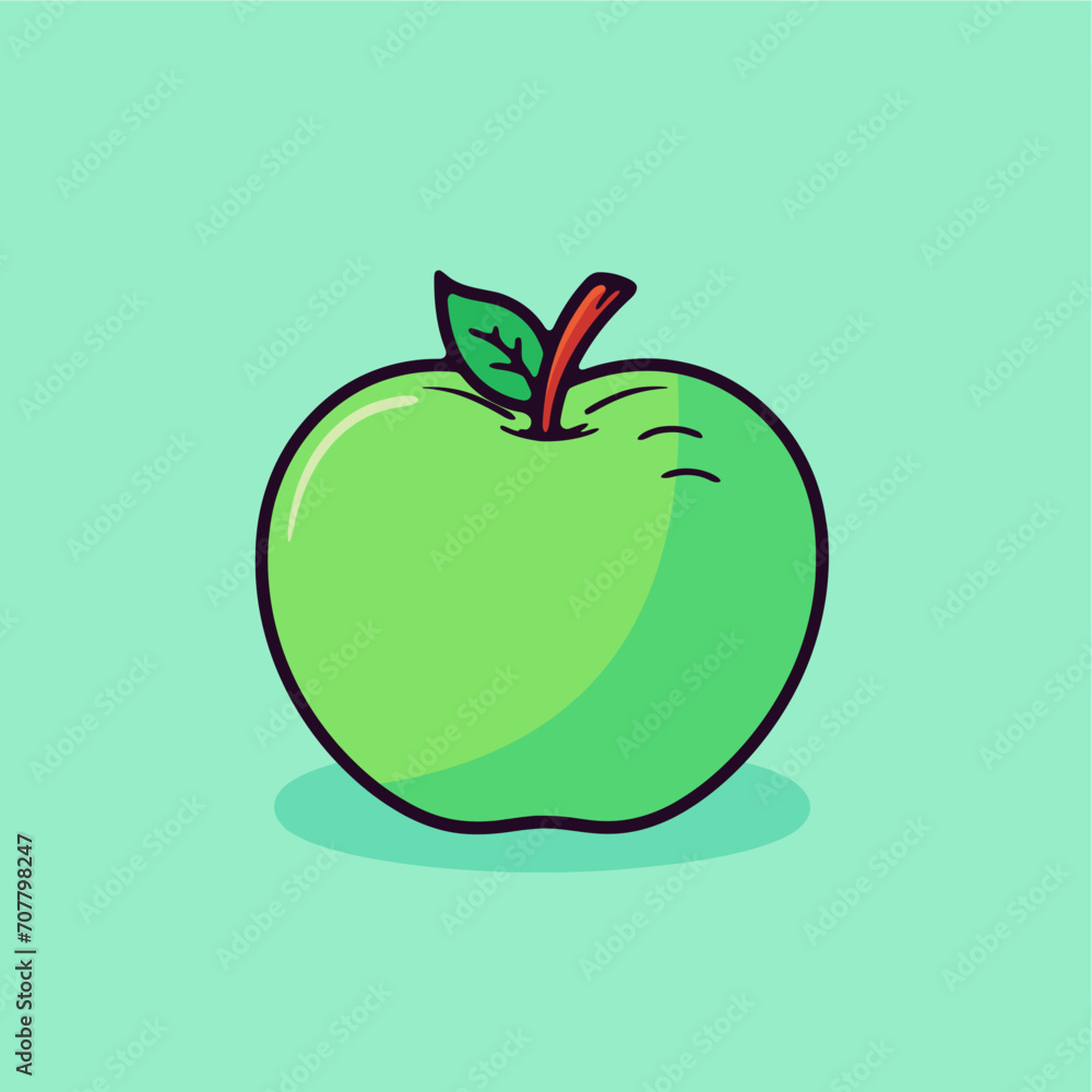 fresh apple fruit vector illustration fresh apple fruit vector illustration