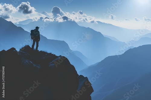 Man, Mountains, Nature, Adventure, Exploration, Landscape, Outdoors, ScenicView, 