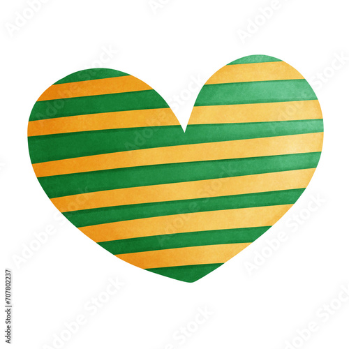Saint Patrick's day heart drawing, Saint Patrick's day clip art