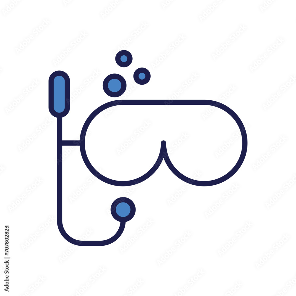 diving icon with white background vector stock illustration diving icon with white background vector stock illustration