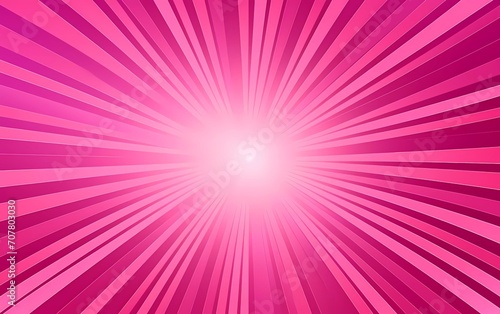 Abstract shining circle lines on pink background. Geometric striped art design. generative ai © KBL Sungkid