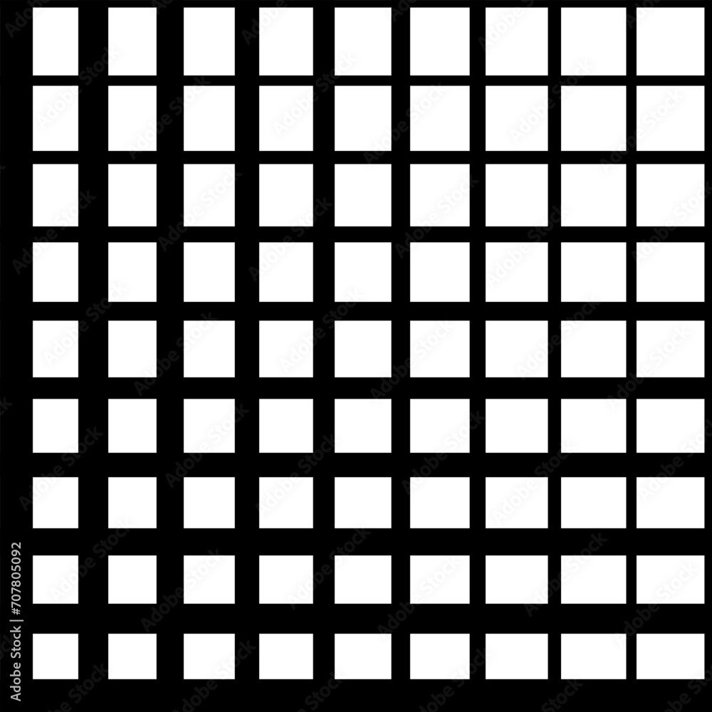 Halftone gradient lines black horizontal and vertical stripes. Abstract fade square background. Vector illustration.