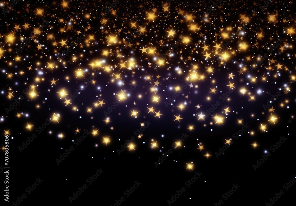 Golden Stars Light Effect