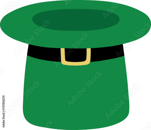 St Patrick Day Green Hat Open Up Side Down