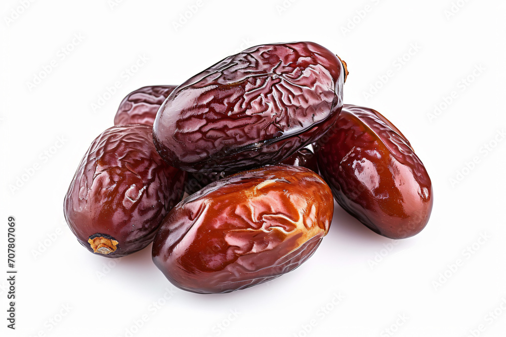 Dates fruits isolated on white background Dates fruits isolated on white background