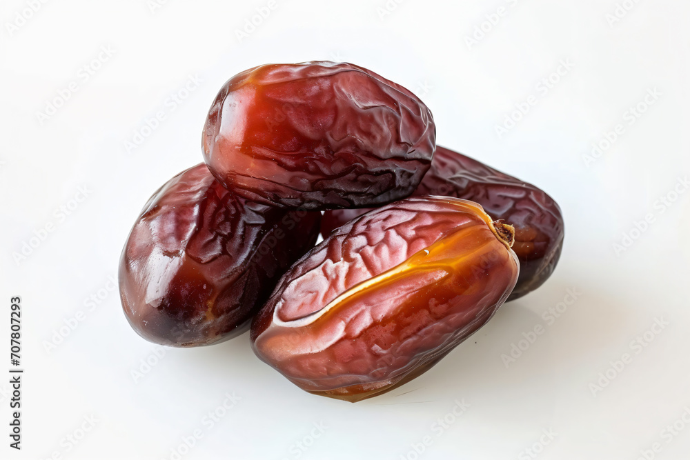 Dates fruits isolated on white background Dates fruits isolated on white background