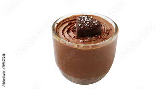 Sweet Embrace: Decadent Valentine's Delight with Silky Chocolate Mousse
