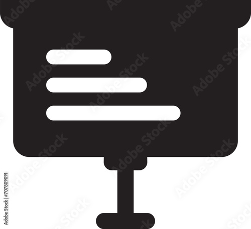 Rounded filled Projector Icon