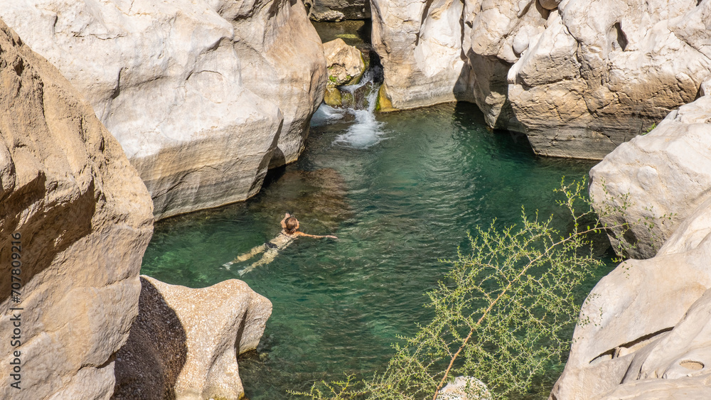 Nature in Wadi Bani Khalid of Oman