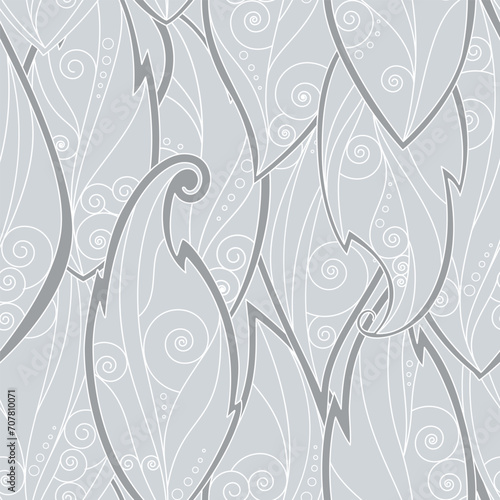 Seamless pattern of gray-bl...