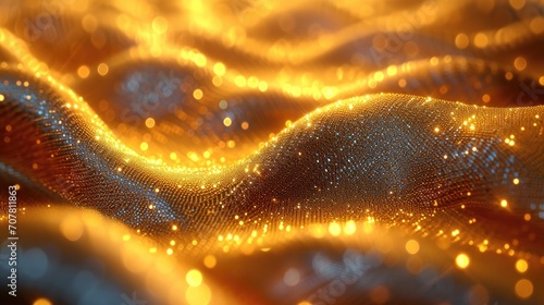 gold glitter texture abstract background.Generative AI