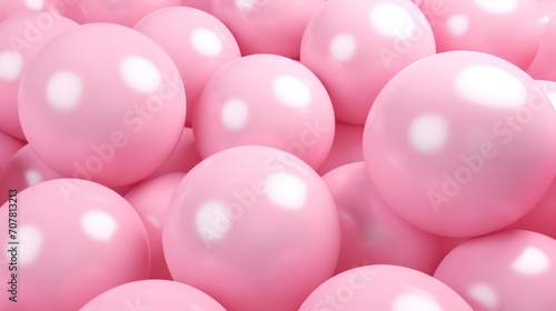 pink balls background
