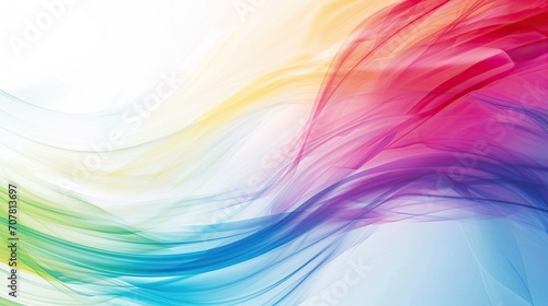 Abstract colorful background with smooth lines in it