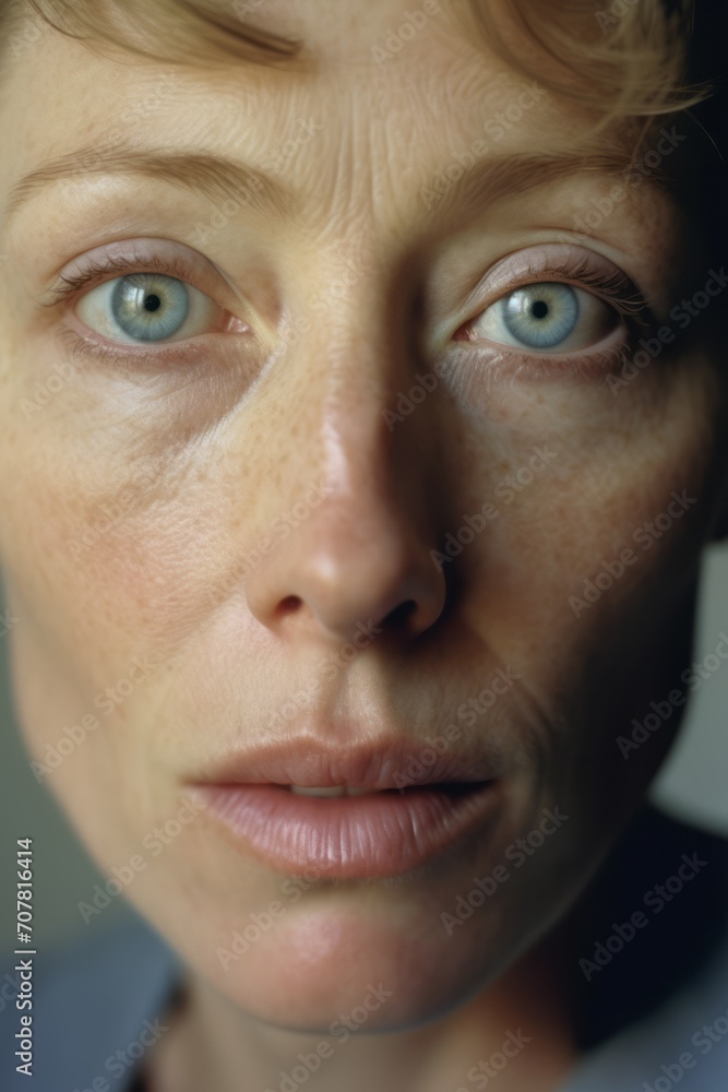 psychological portrait of a woman in close-up in natural light psychological portrait of a woman in close-up in natural light