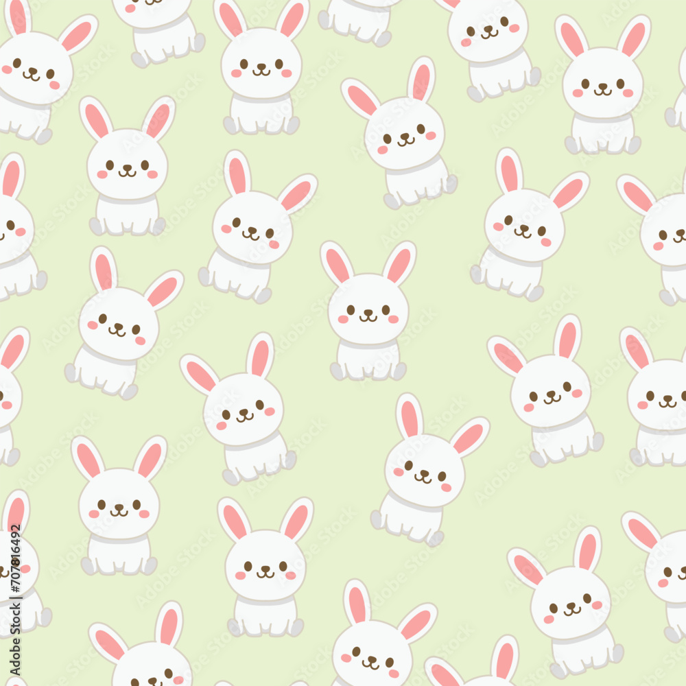 Cute rabbit seamless pattern Cute rabbit seamless pattern
