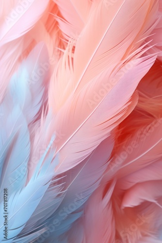 Almond pastel feather abstract background texture 