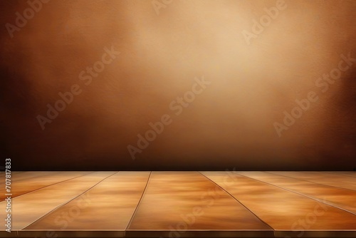 Abstract aquarel brown studio background for product presentation