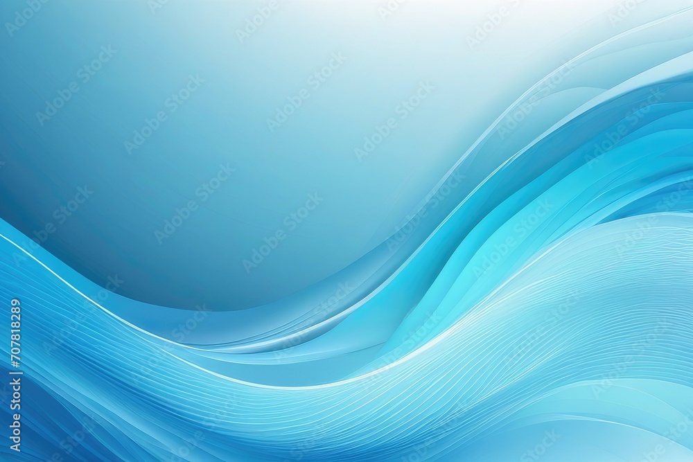 Abstract light blue wave background. Stylized water flow banner Abstract light blue wave background. Stylized water flow banner