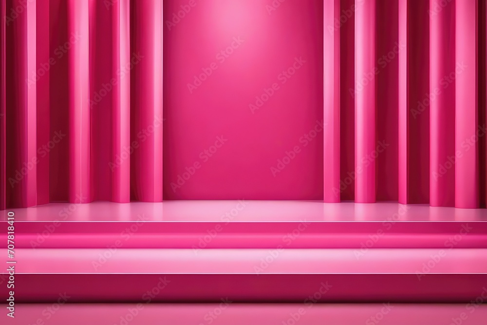 Abstract pink studio background for product presentation Abstract pink studio background for product presentation