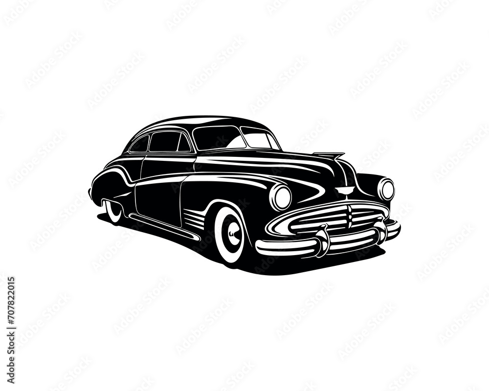 Retro car - Classic car - Vector Illustration
