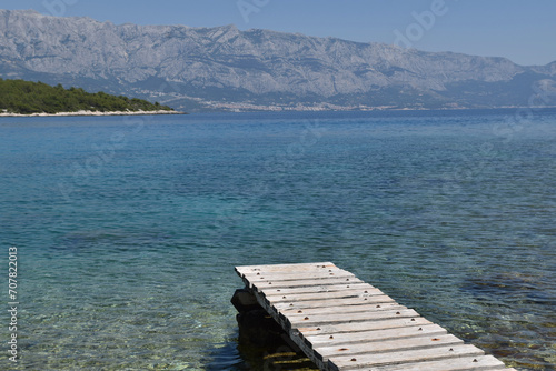 Wooden Pier On The Sea