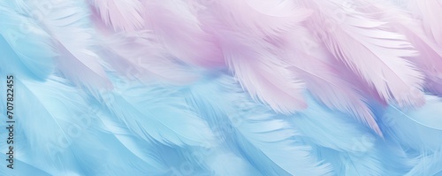 Azure pastel feather abstract background texture