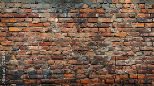 Background of old vintage brick wall
