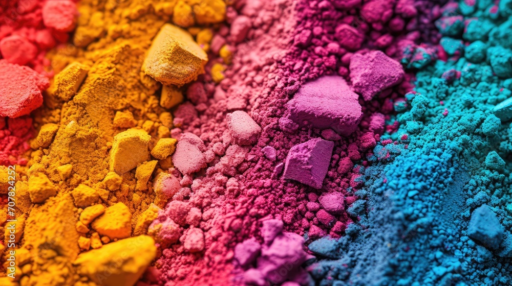 Fototapeta premium colourful bright dry colours