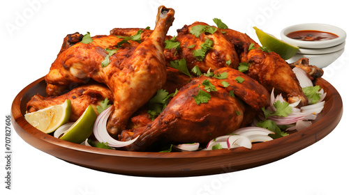Chicken Tandoori, PNG, Transparent, No background, Clipart, Graphic, Illustration, Design, Food, Delicious, Yummy, Culinary, Tandoori chicken, Indian, Cuisine