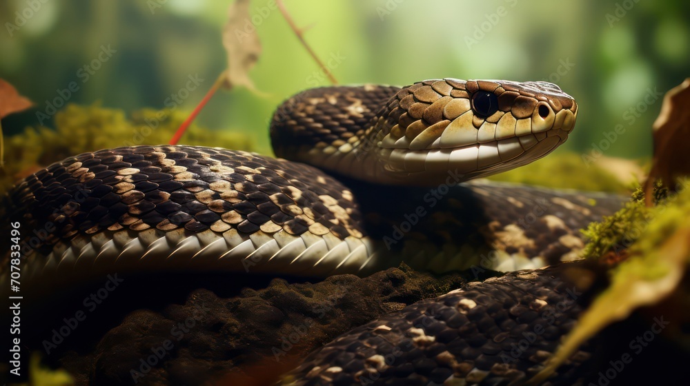 Fototapeta premium green snake