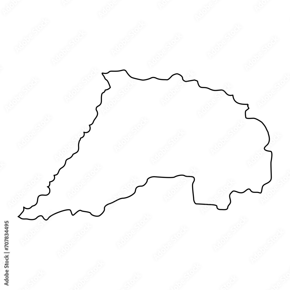 Itasy region map, administrative division of Madagascar. Vector illustration. Itasy region map, administrative division of Madagascar. Vector illustration.