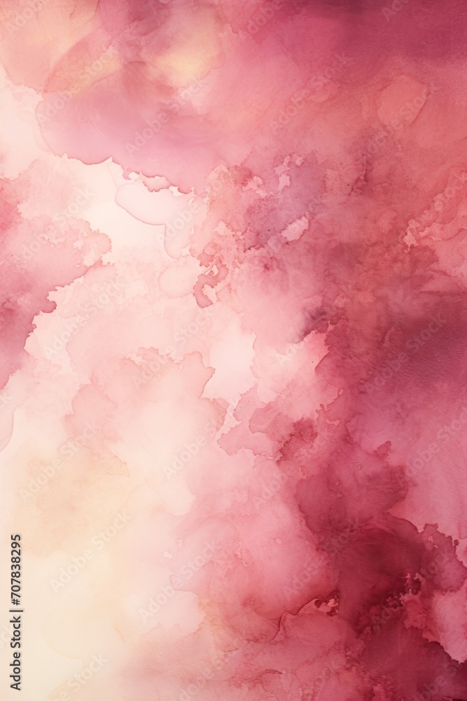 Burgundy abstract watercolor background 