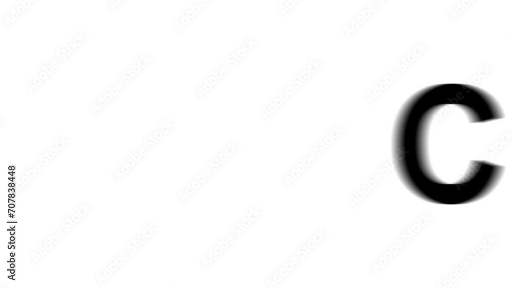 Animation set, capital letter C symbol. Animations: transparency, zooms, transition top to down, transition left to right, slide up to down, slide left to right Animation set, capital letter C symbol. Animations: transparency, zooms, transition top to down, transition left to right, slide up to down, slide left to right