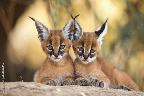 Adorable Caracal Kittens
