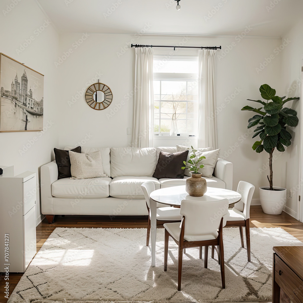 modern living room with interior design with white sofa modern living room with interior design with white sofa