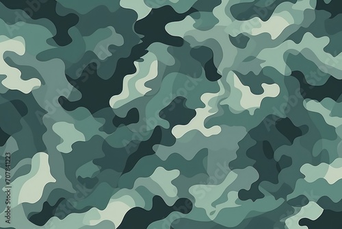 Celadon camouflage pattern design poster background photo