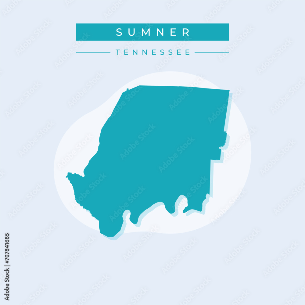 Vector illustration vector of Sumner map Tennessee Vector illustration vector of Sumner map Tennessee