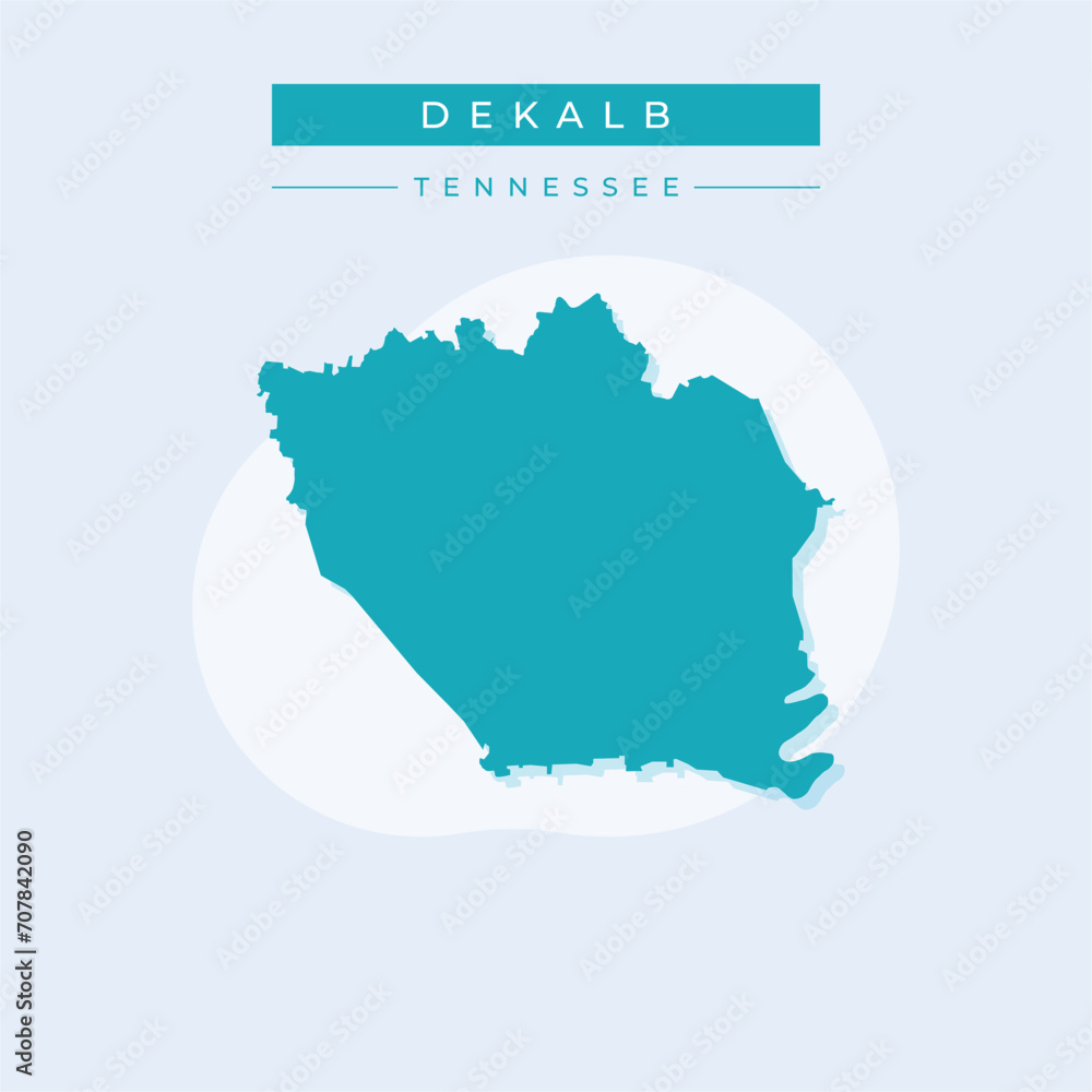 Vector illustration vector of DeKalb map Tennessee Vector illustration vector of DeKalb map Tennessee