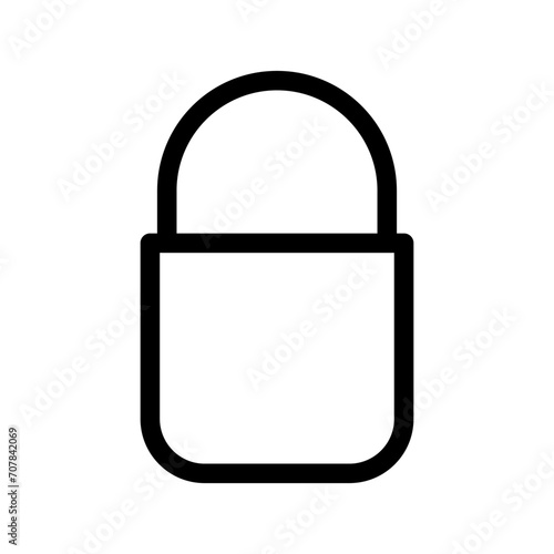 Padlock icon vector design templates simple and modern